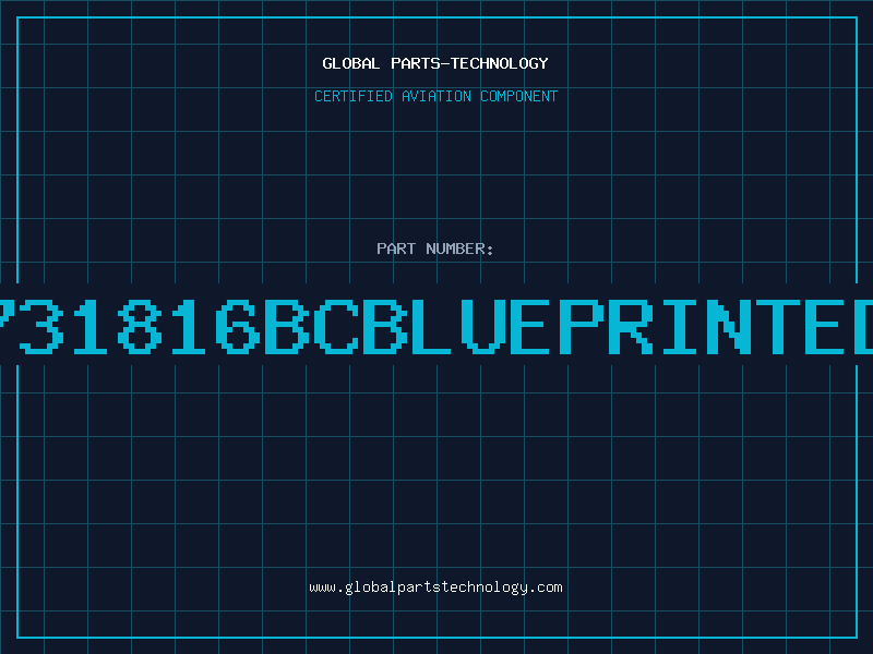 Aviation Part 31731816BCBLUEPRINTEDB4
