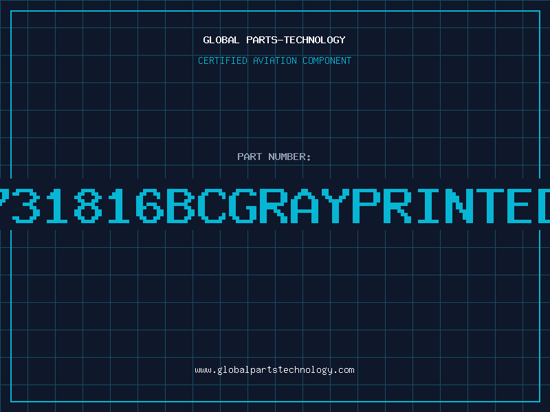 Aviation Part 31731816BCGRAYPRINTEDB3