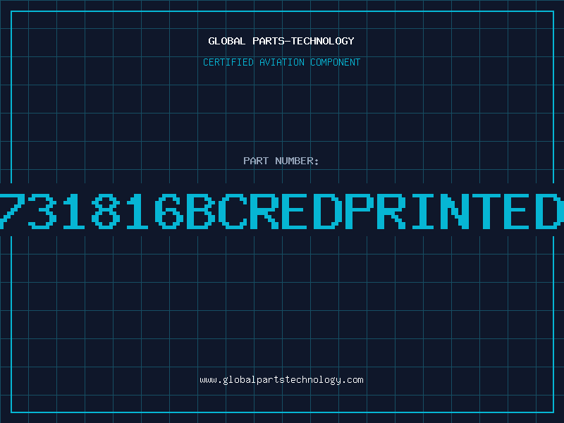 Aviation Part 31731816BCREDPRINTEDB5