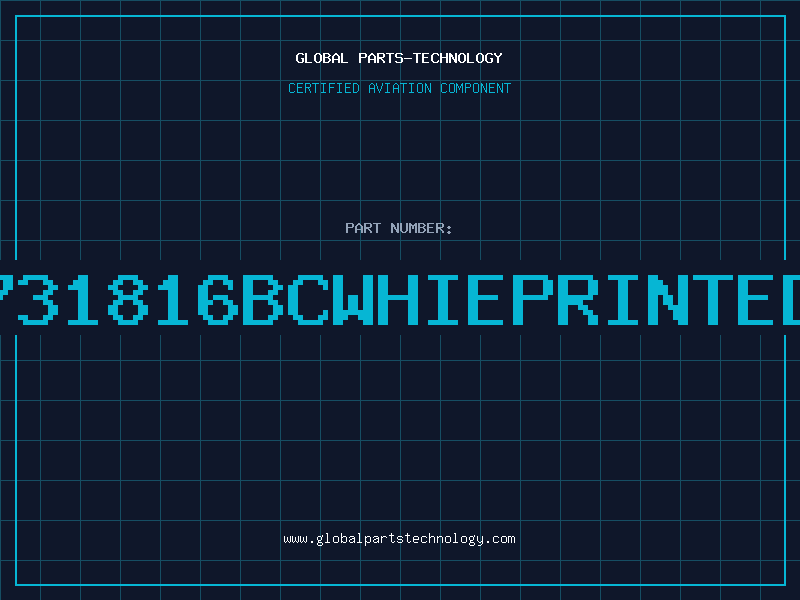 Aviation Part 31731816BCWHIEPRINTEDB1