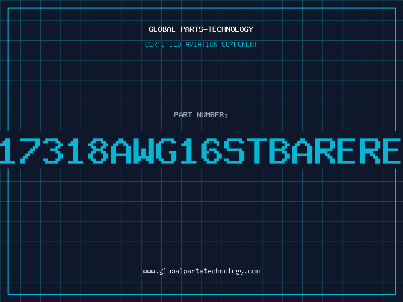 Aviation Part 317318AWG16STBARERED