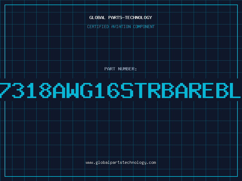 Aviation Part 317318AWG16STRBAREBLUE