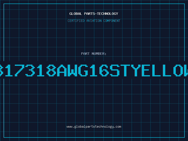 Aviation Part 317318AWG16STYELLOW