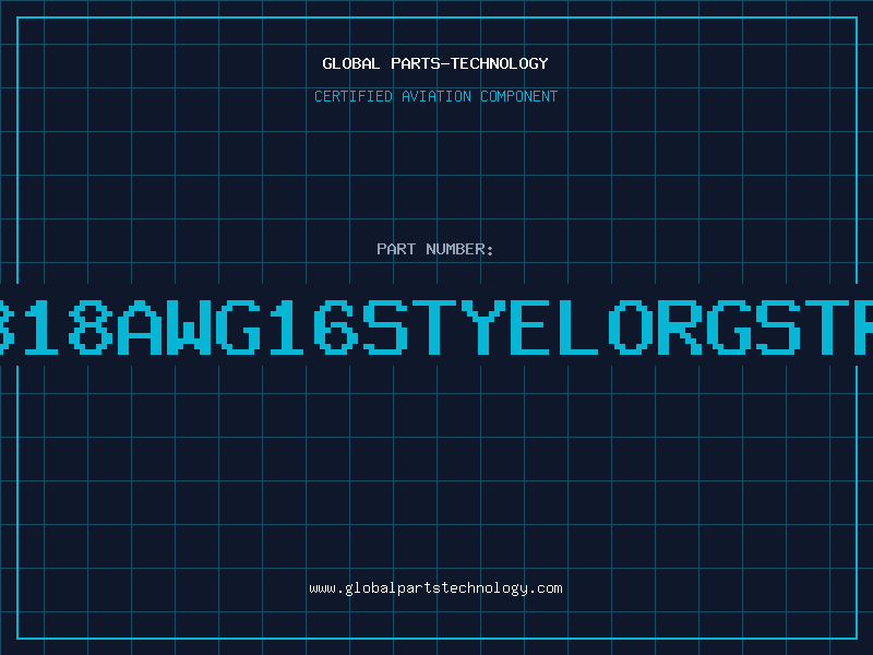 Aviation Part 317318AWG16STYELORGSTRIPE