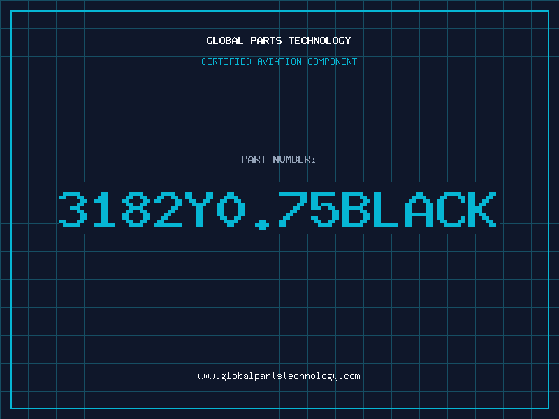 Aviation Part 3182Y0.75BLACK