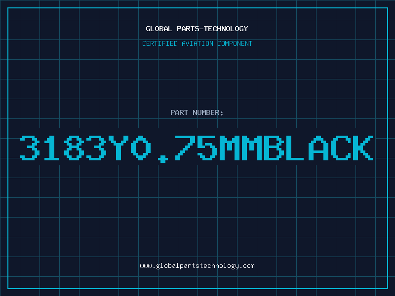 Aviation Part 3183Y0.75MMBLACK