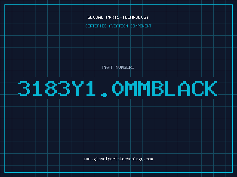 Aviation Part 3183Y1.0MMBLACK