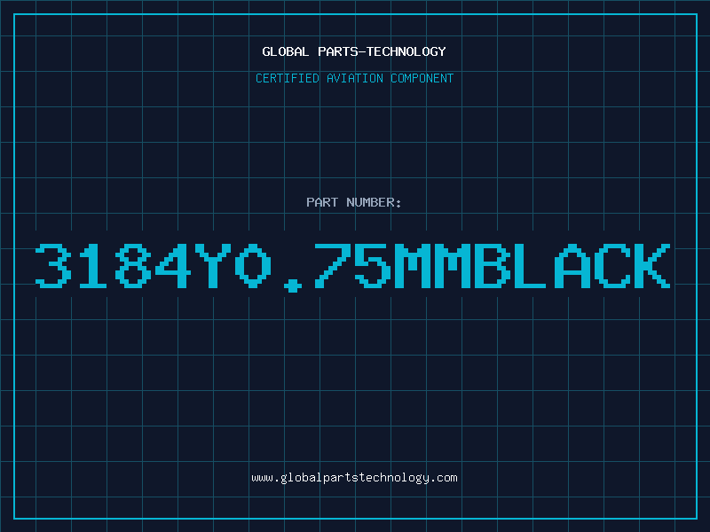 Aviation Part 3184Y0.75MMBLACK