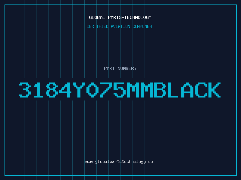Aviation Part 3184Y075MMBLACK