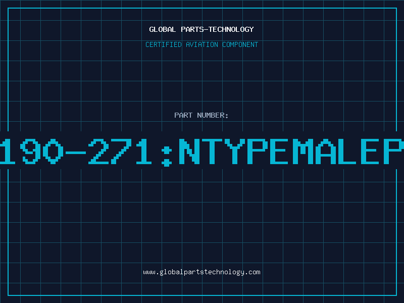 Aviation Part 3190-271:NTYPEMALEPL