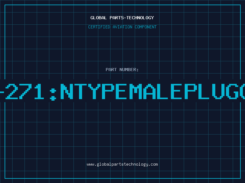 Aviation Part 3190-271:NTYPEMALEPLUGCRIMP