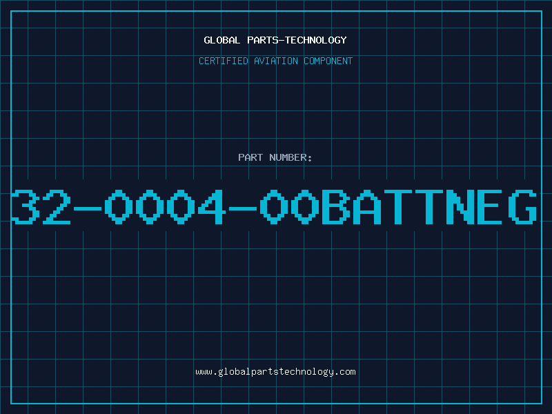 Aviation Part 32-0004-00BATTNEG