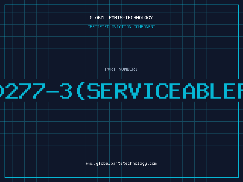 Aviation Part 32-0277-3(serviceablepart