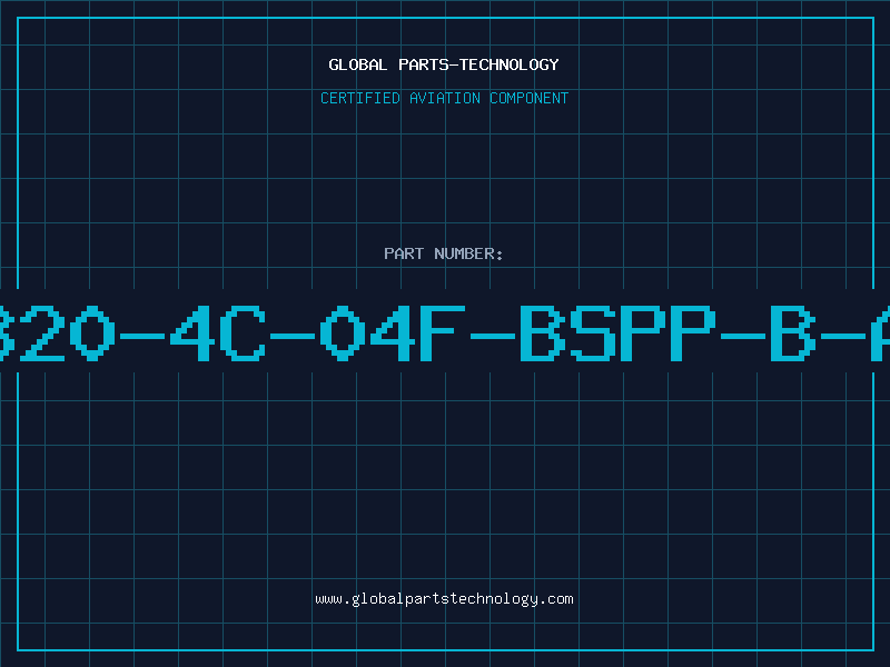 Aviation Part 320-4C-04F-BSPP-B-A