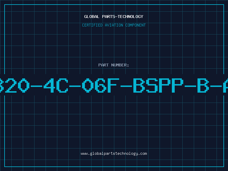 Aviation Part 320-4C-06F-BSPP-B-A