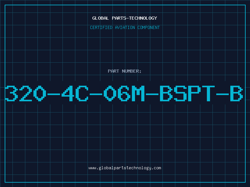 Aviation Part 320-4C-06M-BSPT-B
