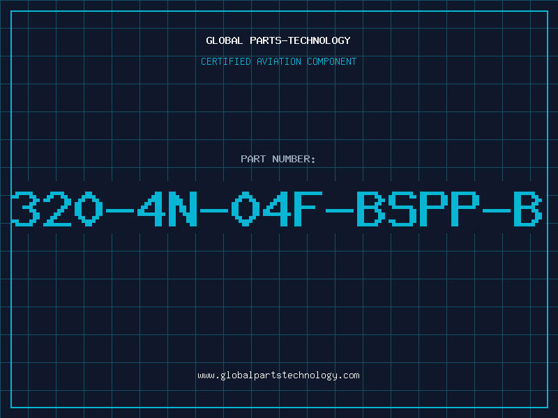 Aviation Part 320-4N-04F-BSPP-B