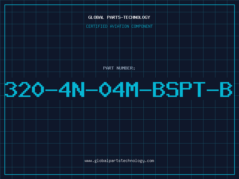 Aviation Part 320-4N-04M-BSPT-B