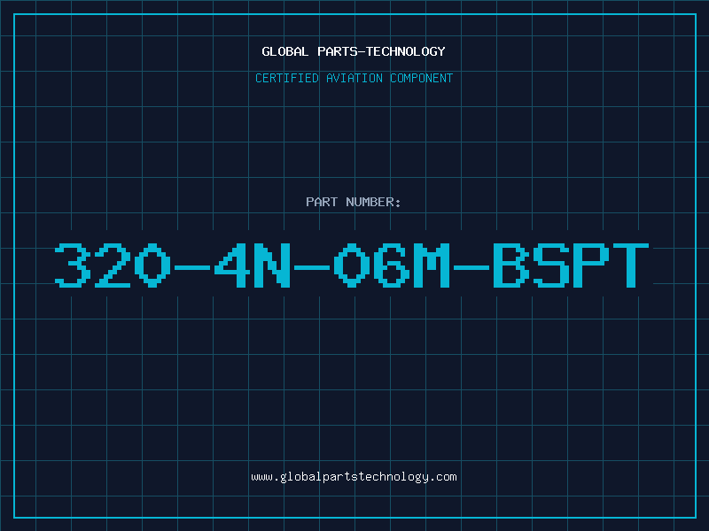 Aviation Part 320-4N-06M-BSPT