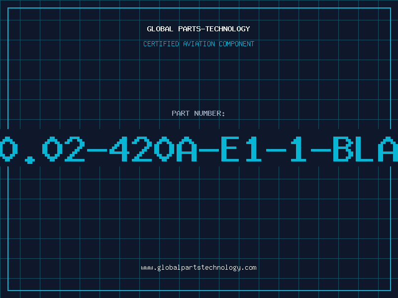 Aviation Part 320.02-420A-E1-1-BLACK