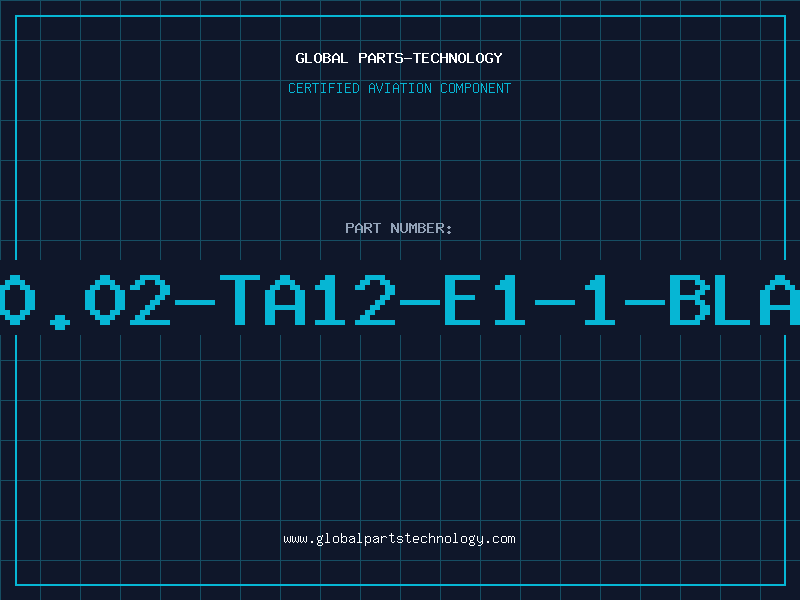 Aviation Part 320.02-TA12-E1-1-BLACK
