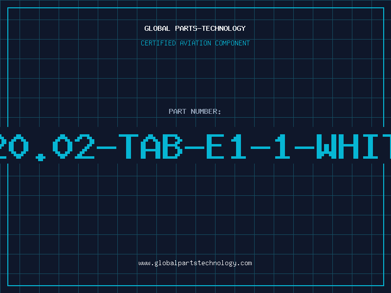 Aviation Part 320.02-TAB-E1-1-WHITE
