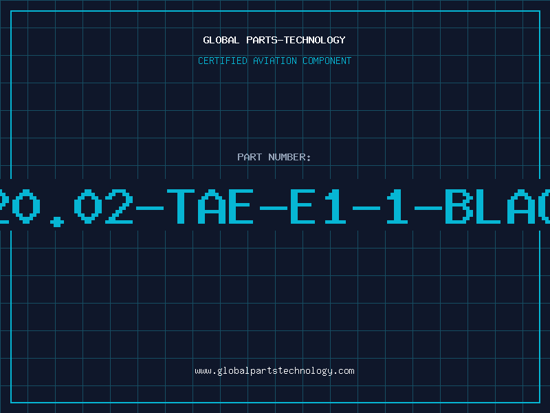 Aviation Part 320.02-TAE-E1-1-BLACK