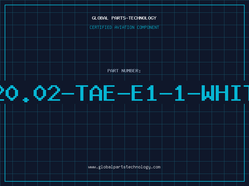 Aviation Part 320.02-TAE-E1-1-WHITE