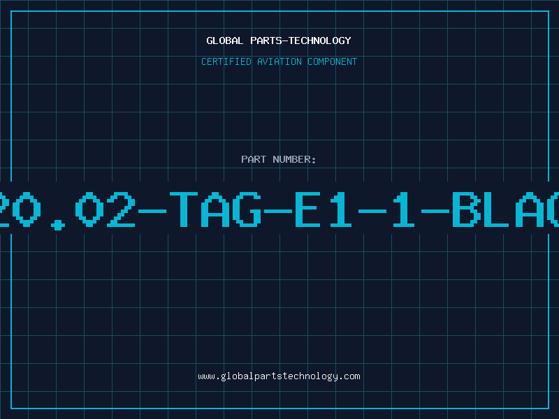 Aviation Part 320.02-TAG-E1-1-BLACK