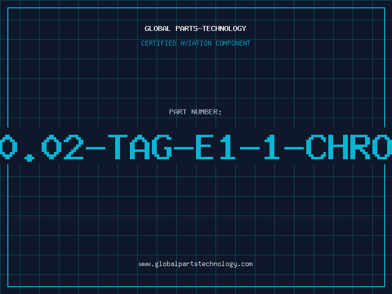 Aviation Part 320.02-TAG-E1-1-CHROME