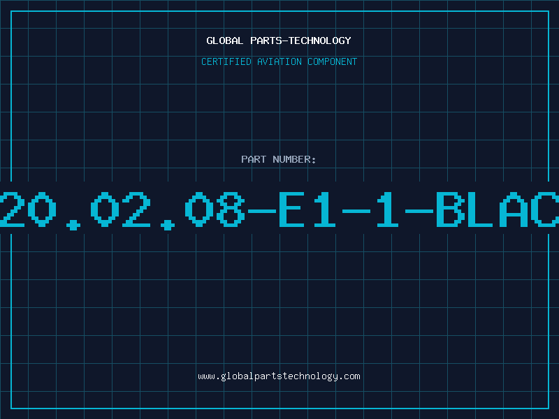 Aviation Part 320.02.08-E1-1-BLACK