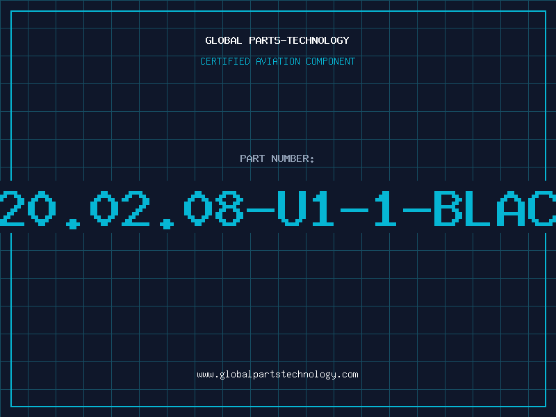 Aviation Part 320.02.08-U1-1-BLACK