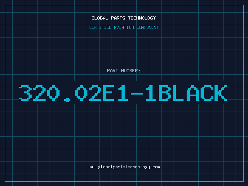 Aviation Part 320.02E1-1BLACK