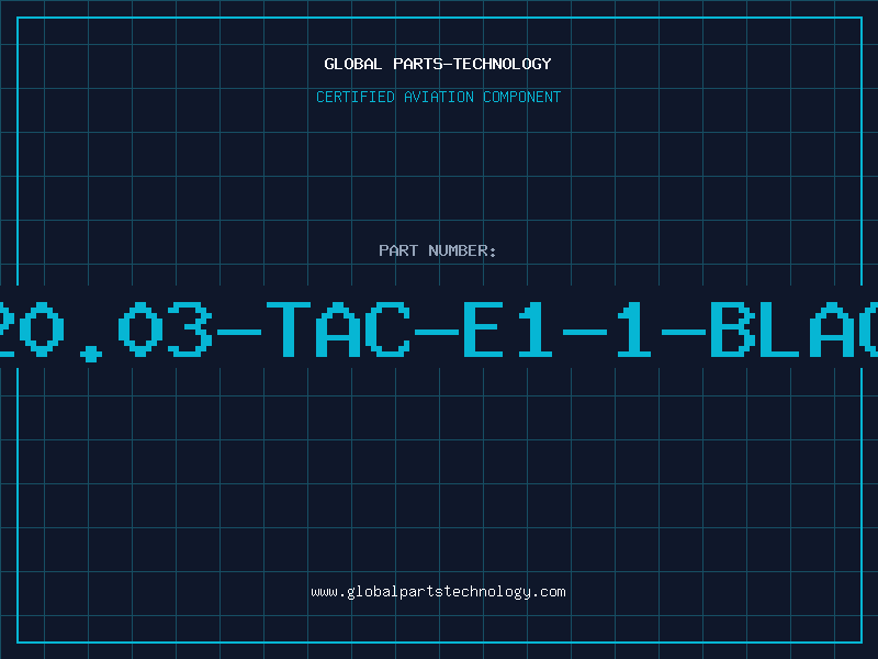 Aviation Part 320.03-TAC-E1-1-BLACK