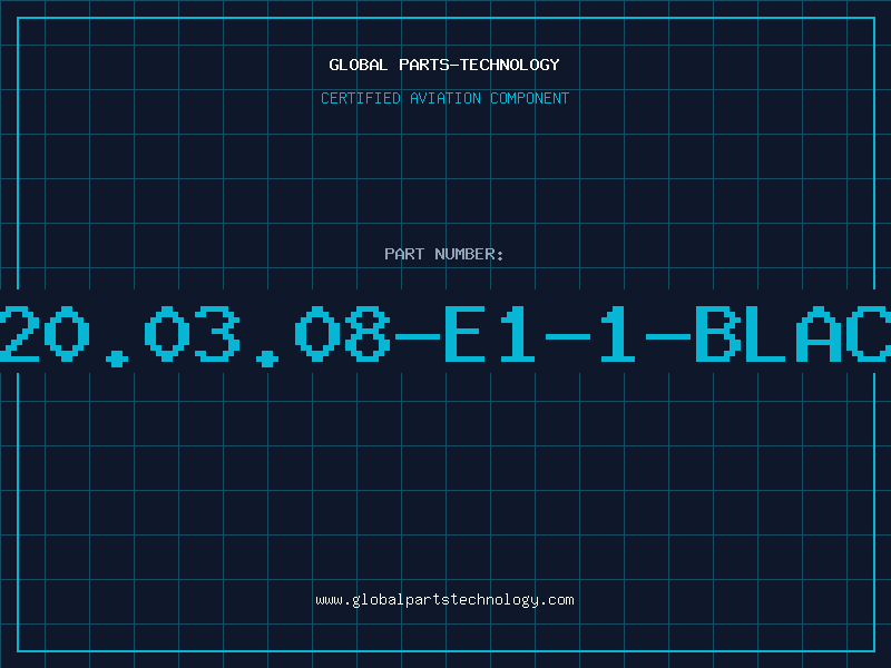 Aviation Part 320.03.08-E1-1-BLACK