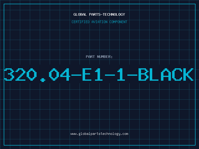 Aviation Part 320.04-E1-1-BLACK
