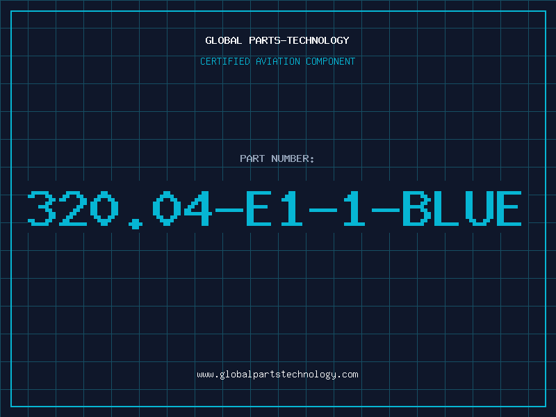 Aviation Part 320.04-E1-1-BLUE