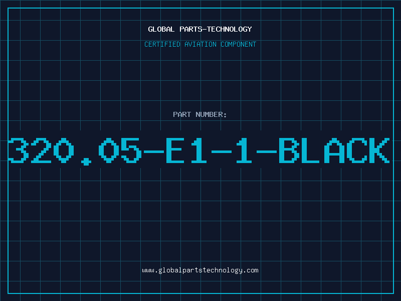 Aviation Part 320.05-E1-1-BLACK