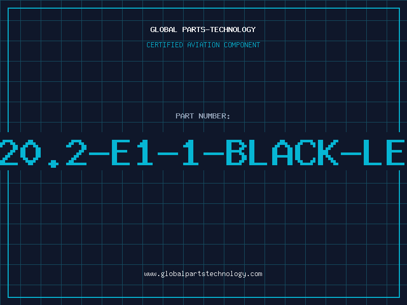 Aviation Part 320.2-E1-1-BLACK-LED