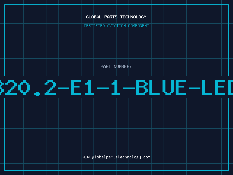Aviation Part 320.2-E1-1-BLUE-LED