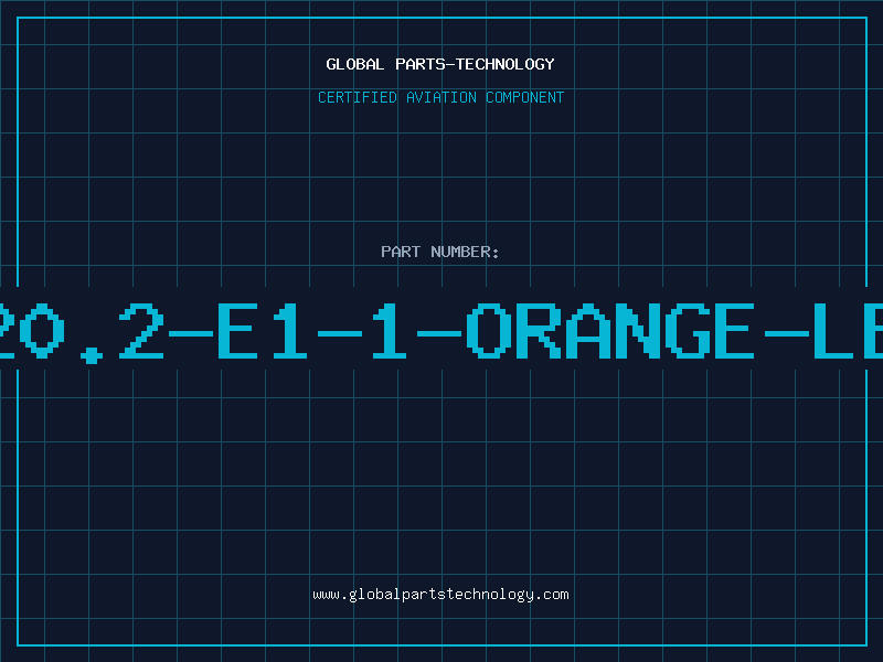 Aviation Part 320.2-E1-1-ORANGE-LED