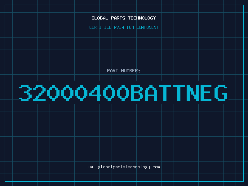 Aviation Part 32000400BATTNEG