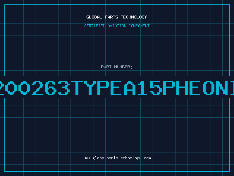 Aviation Part 3200263TYPEA15Pheonix