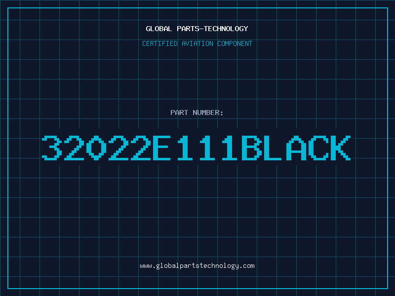 Aviation Part 32022E111BLACK