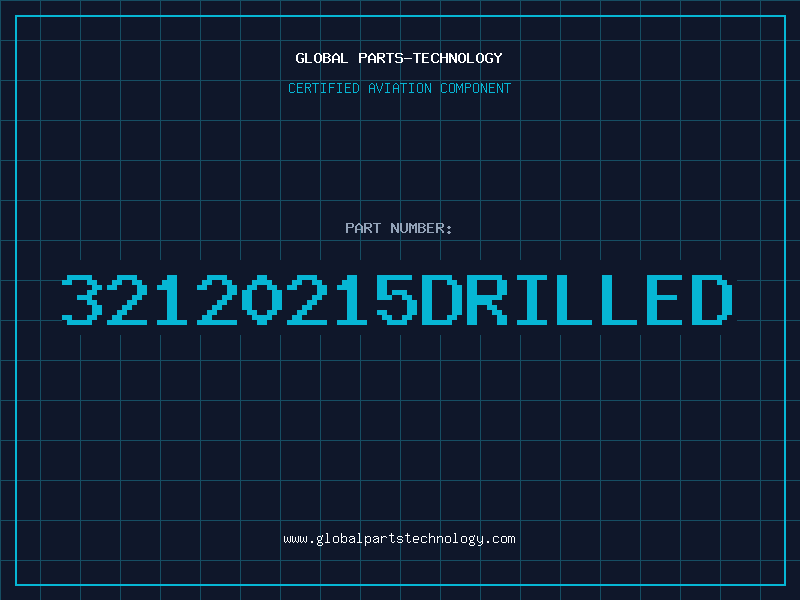 Aviation Part 32120215DRILLED