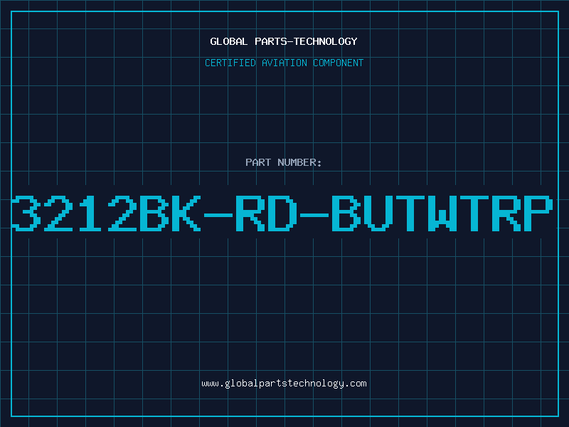 Aviation Part 3212BK-RD-BUTWTRP
