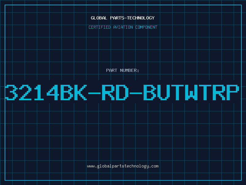 Aviation Part 3214BK-RD-BUTWTRP