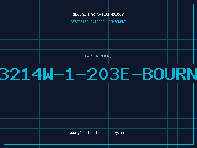 Aviation Part 3214W-1-203E-BOURN