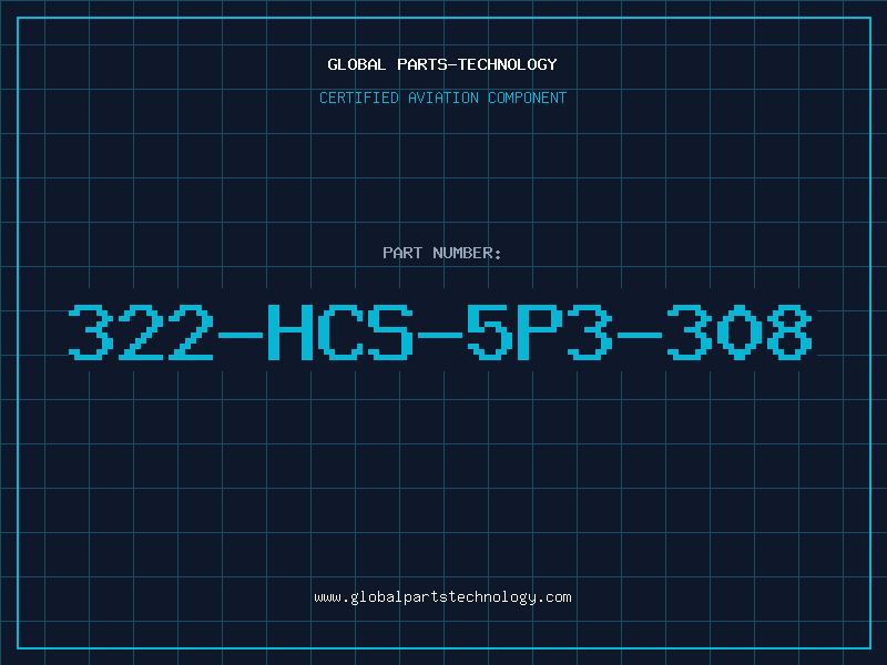 Aviation Part 322-HCS-5P3-308