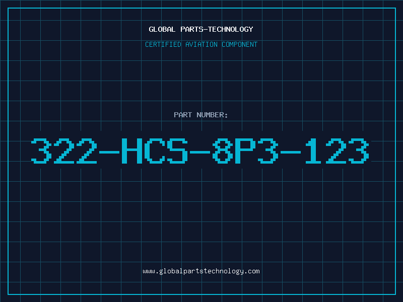 Aviation Part 322-HCS-8P3-123